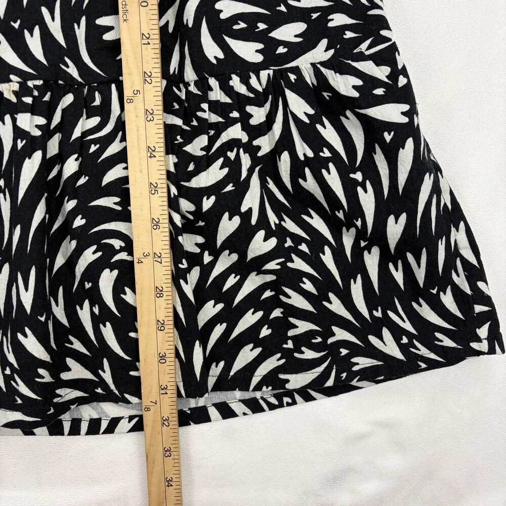 Free‎ People Halter Backless Ruffle Hem Mini Dress Black/White L - Picture 11 of 11